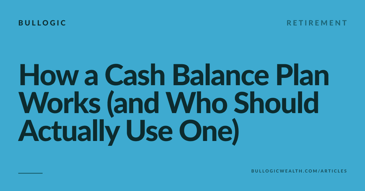 cash balance plan